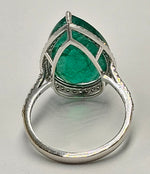 Load image into Gallery viewer, 9.98 Ct. Zambian Emerald Ring