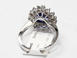 Load image into Gallery viewer, Tanzanite with diamonds ring in 14K White Gold
