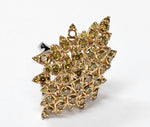 Load image into Gallery viewer, Fancy Color Diamonds in 18K White Gold Ring
