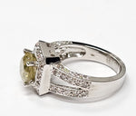 Load image into Gallery viewer, Fancy Color Diamonds in 14K White Gold Ring
