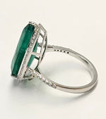 Load image into Gallery viewer, 9.98 Ct. Zambian Emerald Ring
