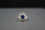 Load image into Gallery viewer, 1.25 ct. Blue Sapphire in 92.5 Silver
